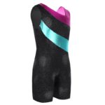 Justaucorps sans manches pour enfant, brillant, danse, gymnastique – Image 2