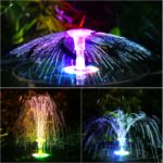 Fontaine à eau solaire 5.5W à LED avec 16 Buses, 3000mAh, pour jardin, bain d'oiseaux, étang – Image 6