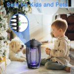 Lampe anti-insectes d'extérieur, 4500V, 20W, efficace pour le jardin – Image 2