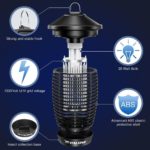 Lampe anti-insectes d'extérieur, 4500V, 20W, efficace pour le jardin – Image 4
