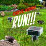 Répulsif solaire à ultrasons contre rats et taupes, 2 à 8 pièces – Image 7