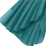 Robe Léotard de danse en mousseline, asymétrique sans manches – Image 11