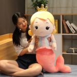 Peluche géante de sirène, confortable et douce, partenaire de sommeil, de 30 à 110 cm – Image 4