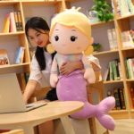 Peluche géante de sirène, confortable et douce, partenaire de sommeil, de 30 à 110 cm – Image 5