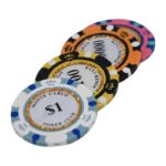 Lot de 20 jetons de Poker en argile, Casino, 14 g, 40 mm – Image 2
