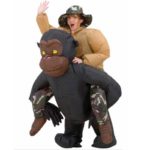 Costume gonflable de gorille, enlèvement jungle