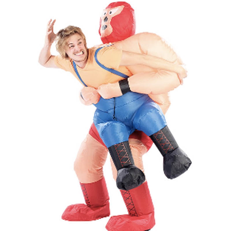 Costume gonflable de lutte, prise de catch