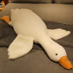 Peluche géante d'oie, confortable et douce, grand oreiller apaisant, de 50 à 160 cm – Image 4