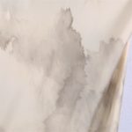 Robe imprimée simple et sexy, drapée, longue écharpe croisée, teinture par nouage – Image 6
