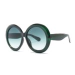 Lunettes de soleil rondes surdimensionnées, mode rétro, UV400 Oculos