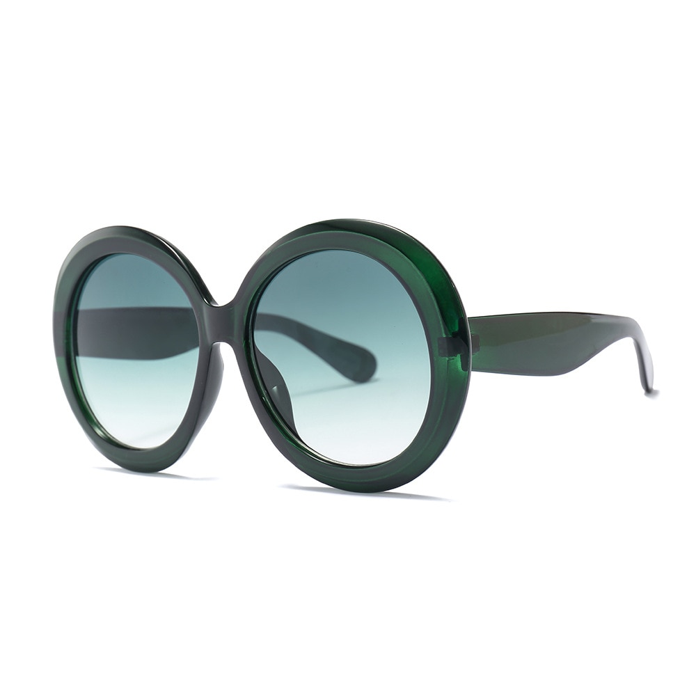 Lunettes de soleil rondes surdimensionnées, mode rétro, UV400 Oculos