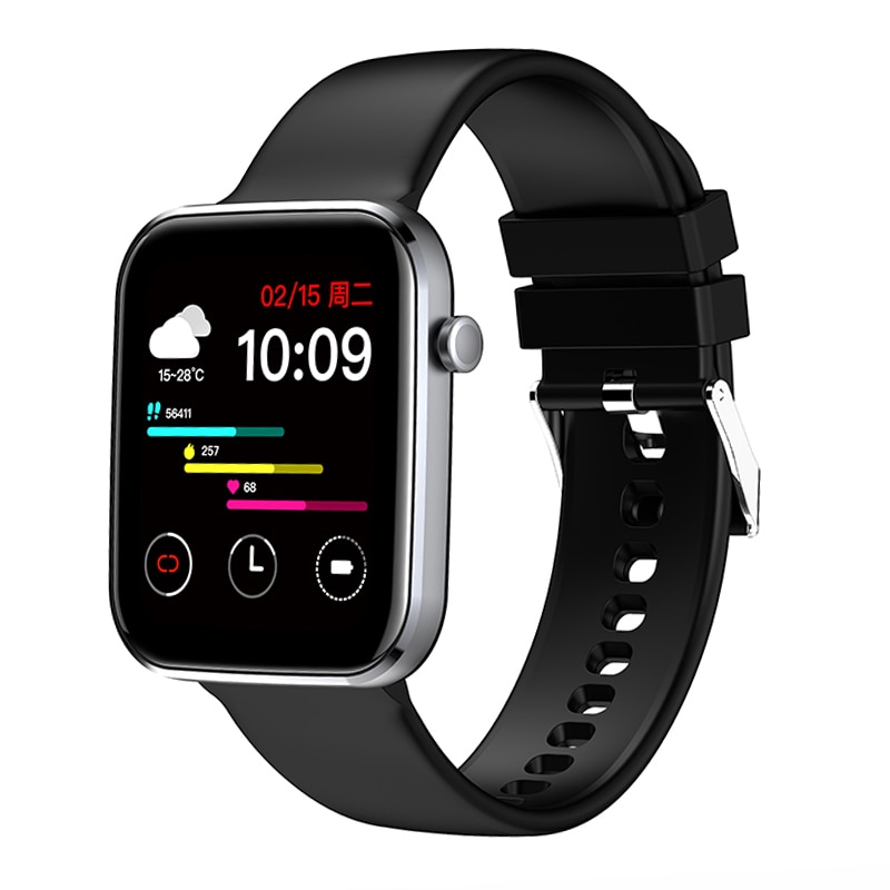 Montre connectée iOS et Android, écran tactile, mode multisport, fréquence cardiaque, étanche