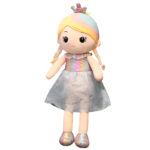 Peluche géante de princesse Arc-en-ciel, douce et confortable, de 35 à 90 cm