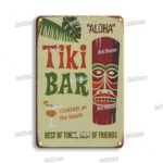 Plaque en métal rétro, Bar de plage, Pub, Pin Up, 20×30 cm – Image 2