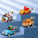 Lot de figurines, dessin animé, La Granja de Zenón, voitures à inertie – Image 4