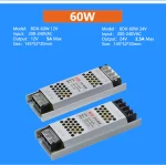 Transformateur d'éclairage ultra mince, driver LED, DC 12V, 24V, 60 à 400W, CE, ROHS – Image 5