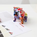 Figurine en résine de Bouledogue Anglais, artisanat créatif, décoration – Image 7