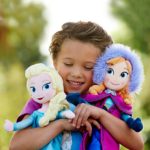 Peluche princesse Anna et Elsa, reine des neiges, dessin animé, 40cm