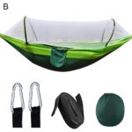 Hamac de camping en plein air avec moustiquaire, lit-balançoire, haute résistance, 1 à 2 personnes – Image 6