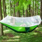 Hamac de camping en plein air avec moustiquaire, lit-balançoire, haute résistance, 1 à 2 personnes – Image 2