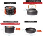 Ensemble d'ustensiles de cuisine de camping en aluminium, 11 pièces – Image 6