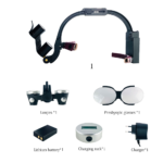 Lunettes loupe binoculaire LED 5W, grossissement 2.5X à 3.5X, équipement pour dentiste – Image 4