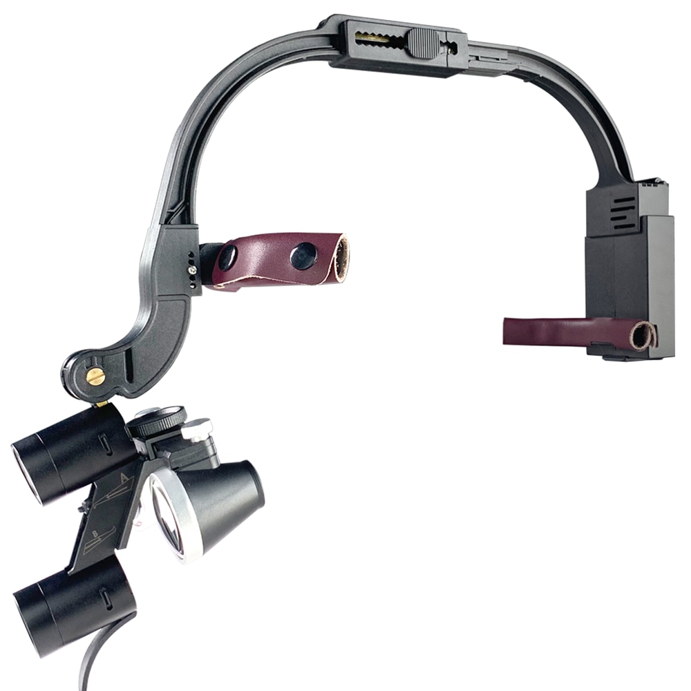 Lunettes loupe binoculaire LED 5W, grossissement 2.5X à 3.5X, équipement pour dentiste