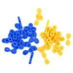 Lot de 120 cales de fixation élastiques dentaires, en caoutchouc – Image 2