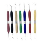 Instruments de restauration, remplissage de résine dentaire, poignée en silicone