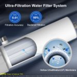 Système de purification d'eau pour la réduction des bactéries, 0,01 lm PVDF, membrane UF lavable, pour l'eau potable – Image 2