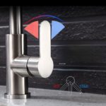Mitigeur pour évier en acier inoxydable, à retrait télescopique, eau froide et chaude – Image 3