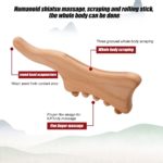 Outils de massage maderothérapie en bois, anticellulite, palette de drainage lymphatique, relaxation – Image 8