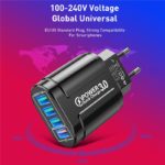 Chargeur rapide 48W multi, QC 3.0, 4 ports USB – Image 5