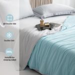 Couverture rafraîchissante lisse, couette légère avec double face en tissu froid et rafraîchissant – Image 3
