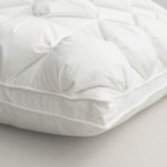 Oreiller rectangulaire en duvet d'oie blanc, de style 3D, 48x74cm, 100% coton égyptien – Image 4
