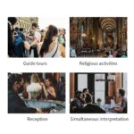 Système de guide touristique sans fil YT200T, 1 émetteur, 10 récepteurs, 99 canaux – Image 2