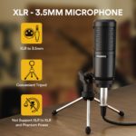 Kit table de mix avec microphone, Interface Audio, streaming en direct, podcasting – Image 5