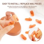 Kit d'apprentissage du Nail Art, avec base réglable, onglerie pour débutant, 100 pièces – Image 4