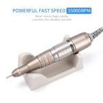 Ponceuse à ongles professionnelle, appareil de manucure et pédicure, lime électrique 65W, 35'000 tr/min – Image 6