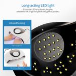 Lampe sèche ongles à capteur infrarouge UV, 84W, 42LED, séchage UV – Image 4