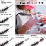 Ponceuse à ongles portable, 35'000 tr/min, rechargeable, kit complet – Image 4