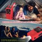 Radio portable d'urgence FM, AM, NOAA, SOS à LED, éclairage à manivelle, pour camping – Image 4
