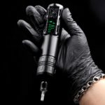 Machine à tatouer sans fil avec écran LED et moteur sans noyau, rotative, rechargeable, 1800mah – Image 2