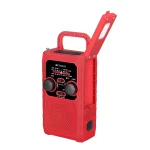 Radio portable d'urgence FM, AM, NOAA, SOS à LED, éclairage à manivelle, pour camping – Image 12