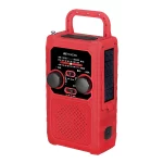 Radio portable d'urgence FM, AM, NOAA, SOS à LED, éclairage à manivelle, pour camping