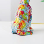 Figurine en résine de Chihuahua, Graffiti, artisanat créatif, décoration – Image 7