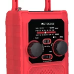 Radio portable d'urgence FM, AM, NOAA, SOS à LED, éclairage à manivelle, pour camping – Image 10