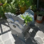 Pot de fleurs de jardin en PVC, jardinière, décoration d'extérieur – Image 2