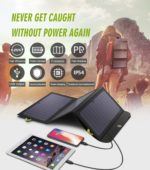 Panneau solaire 5V, 21W, avec batterie intégrée 10000mAh, chargeur solaire portable et étanche – Image 6
