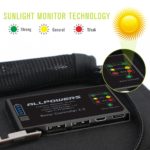 Panneau solaire 5V, 21W, avec batterie intégrée 10000mAh, chargeur solaire portable et étanche – Image 3